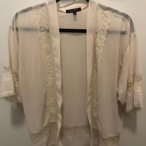 Sheer Lace Kimono
